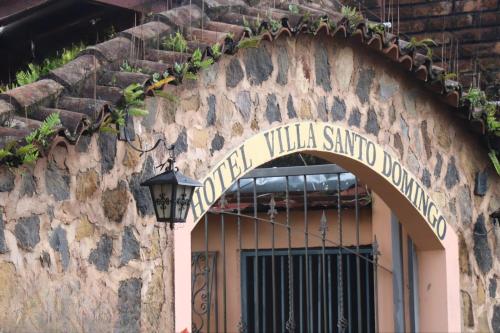 Entrance, Hotel Villa Santo Domingo in Ataco Entrance, Hotel Villa Santo Domingo in Ataco