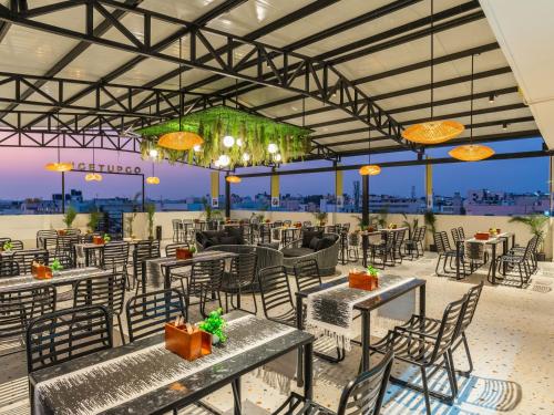 레스토랑, The Hosteller Bangalore,Marathahalli in 방갈로르 레스토랑, The Hosteller Bangalore,Marathahalli in 방갈로르