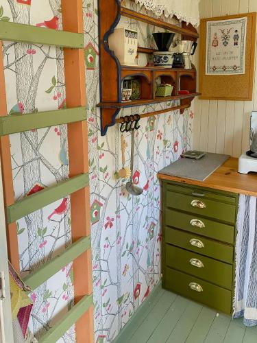 Exterior view, Traditional 60S Cabin By Langasdammen Lake in Levanger Exterior view, Traditional 60S Cabin By Langasdammen Lake in Levanger