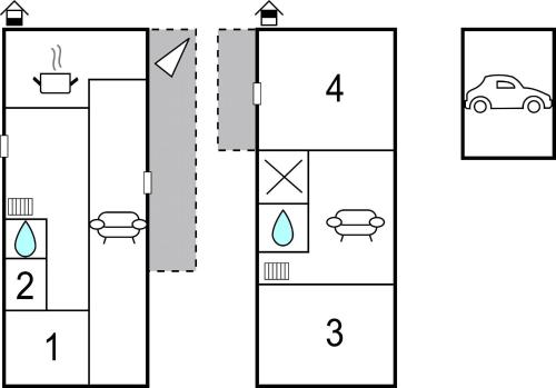 Floor plans, 0-Bedroom Holiday Home In Borrby in Ostra Hoby Floor plans, 0-Bedroom Holiday Home In Borrby in Ostra Hoby