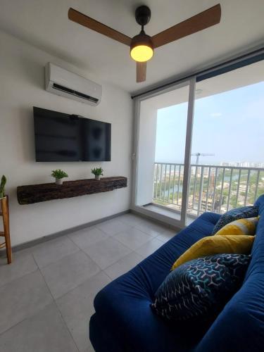 Shared lounge/TV area, Affordable, family, excellent wifi a 5 minutos del centro historico de Cartagena in Papayal Shared lounge/TV area, Affordable, family, excellent wifi a 5 minutos del centro historico de Cartagena in Papayal