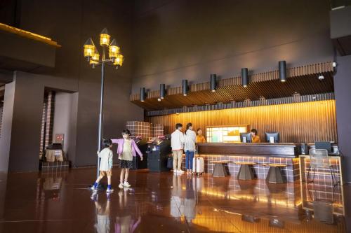 Lobby, Ooedo Onsen Monogatari Hotel Ranpu in Hirado Lobby, Ooedo Onsen Monogatari Hotel Ranpu in Hirado