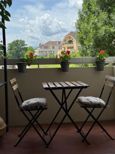 Erkély/terasz, Appartement Très Cosy à 5 min Aéroport Genève (Appartement Tres Cosy a 5 min Aeroport Geneve) in Ferney-Voltaire Erkély/terasz, Appartement Très Cosy à 5 min Aéroport Genève (Appartement Tres Cosy a 5 min Aeroport Geneve) in Ferney-Voltaire