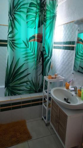 Bathroom, Villa Bellevue in Sainte Rose Bathroom, Villa Bellevue in Sainte Rose