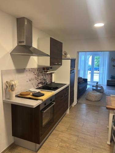 廚房, Ländliche Fewo Wildblume, 4 km zum Stausee (Landliche Fewo Wildblume, 4 km zum Stausee) in 哈普爾格 廚房, Ländliche Fewo Wildblume, 4 km zum Stausee (Landliche Fewo Wildblume, 4 km zum Stausee) in 哈普爾格