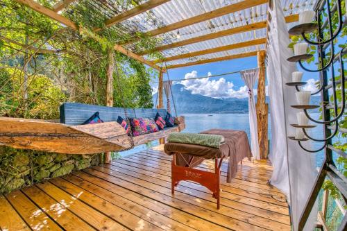 Magical lakeview Casita, swim dock, sauna, kitchen in San Marcos La Laguna Magical lakeview Casita, swim dock, sauna, kitchen in San Marcos La Laguna