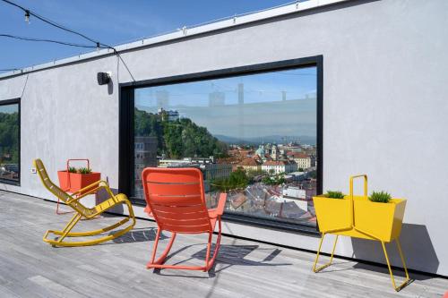 Балкон/тераса, B&B Hotel Ljubljana Park in Любляна Балкон/тераса, B&B Hotel Ljubljana Park in Любляна