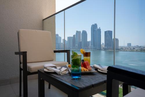 Balcony/terrace, Hotel Holiday International in Sharjah Balcony/terrace, Hotel Holiday International in Sharjah