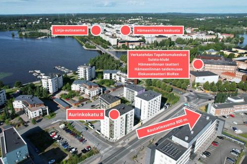 Valoisa huoneisto parvekkeella ja järvinäköalalla (Valoisa huoneisto parvekkeella ja jarvinakoalalla) in แฮมีนลินนา Valoisa huoneisto parvekkeella ja järvinäköalalla (Valoisa huoneisto parvekkeella ja jarvinakoalalla) in แฮมีนลินนา