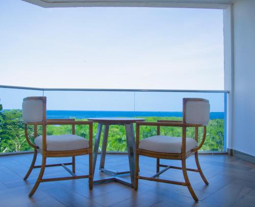 Balcony/terrace, Tanga Beach Resort in Tanga Balcony/terrace, Tanga Beach Resort in Tanga