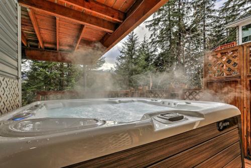 Scenic Dual-Retreat Vacation Home with Hot Tub & Mountain Views Near Trails in Juneau, Alaska in Juneau Scenic Dual-Retreat Vacation Home with Hot Tub & Mountain Views Near Trails in Juneau, Alaska in Juneau