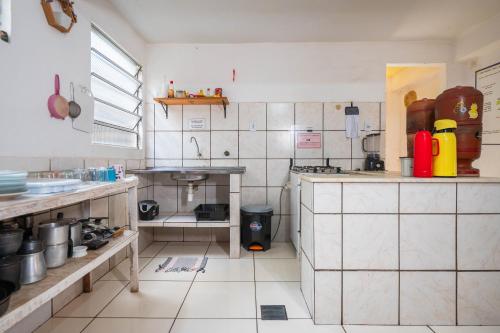 ห้องครัว, MANGAMEL Hostel Pousada in เลนคอยส์ ห้องครัว, MANGAMEL Hostel Pousada in เลนคอยส์