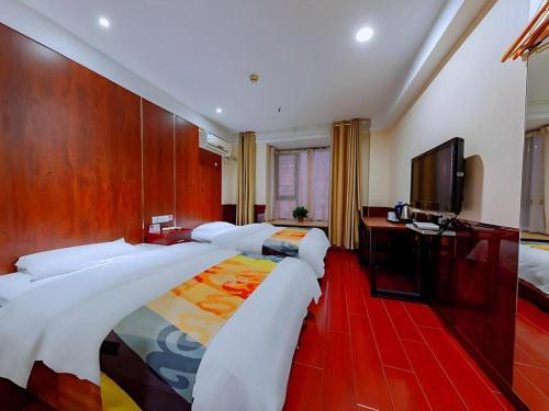 Shell Hotel Nanjing Mingfa Square Metro Station in Nankín Shell Hotel Nanjing Mingfa Square Metro Station in Nankín