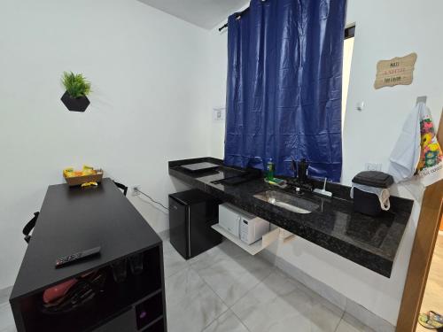 Kitchen, Flat completo 20 minutos do centro de Goiania in Aparecida de Goiânia Kitchen, Flat completo 20 minutos do centro de Goiania in Aparecida de Goiânia