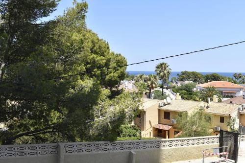 The flirt of Denia in Las Rotas Beach The flirt of Denia in Las Rotas Beach