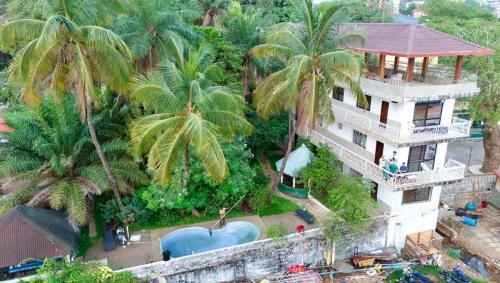Unterkunft von außen, Pension Les Palmiers in Conakry Unterkunft von außen, Pension Les Palmiers in Conakry