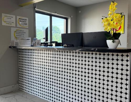 Előcsarnok, Super 8 By Wyndham Evansville East in Evansville (Indiana) Előcsarnok, Super 8 By Wyndham Evansville East in Evansville (Indiana)