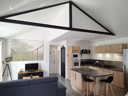 Vendégszoba, L'atelier du Guette-Loup in Thouare Sur Loire Vendégszoba, L'atelier du Guette-Loup in Thouare Sur Loire