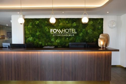 Лоби, Fosshotel Stykkisholmur PO in Стикишоумур Лоби, Fosshotel Stykkisholmur PO in Стикишоумур