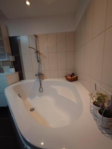 Fürdőszoba, Wohnung Liana mit Blick zur Burg in Hechingen Fürdőszoba, Wohnung Liana mit Blick zur Burg in Hechingen