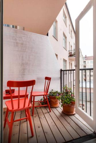 Balcony/terrace, STAY Lonnrotinkatu Apartment in Vantaa Balcony/terrace, STAY Lonnrotinkatu Apartment in Vantaa