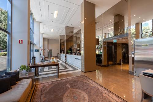 Lobby, Hotel Laghetto Stilo Higienopolis in Porto Alegre Lobby, Hotel Laghetto Stilo Higienopolis in Porto Alegre