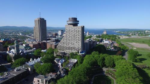 This photo about Hotel Le Concorde Quebec shared on HyHotel.com