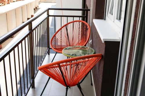 阳台/露台, Sara Luxe Apartment in 科尼茨 阳台/露台, Sara Luxe Apartment in 科尼茨