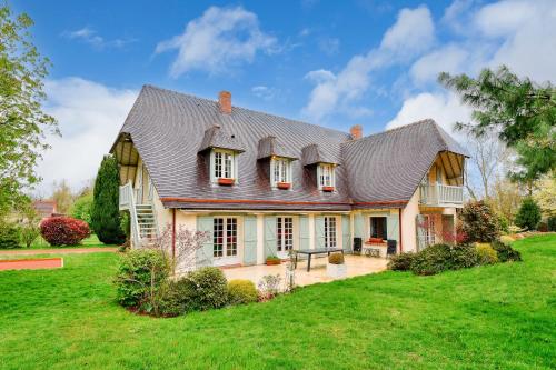 Exterior view, Charming countryside home near Rouen with pool in Bosnormand Exterior view, Charming countryside home near Rouen with pool in Bosnormand