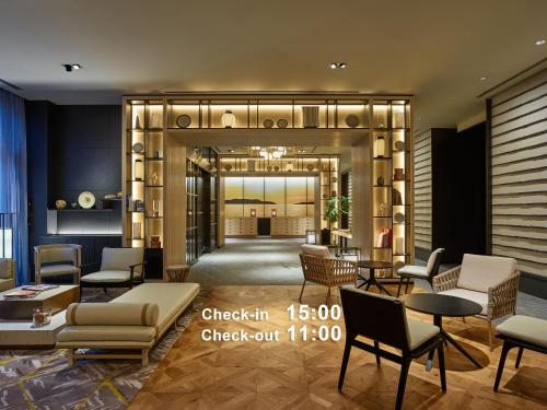 Előcsarnok, Mitsui Garden Hotel Fukuoka Gion near Fukuoka Asian Művészeti Múzeum Előcsarnok, Mitsui Garden Hotel Fukuoka Gion near Fukuoka Asian Művészeti Múzeum