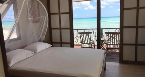 View, Te Manu Lodge Tikehau in Motu Ohihi View, Te Manu Lodge Tikehau in Motu Ohihi