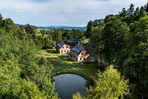 Vista exterior, Šumavské Hájenky - Lipno (Sumavske Hajenky - Lipno) in Horni Plana Vista exterior, Šumavské Hájenky - Lipno (Sumavske Hajenky - Lipno) in Horni Plana