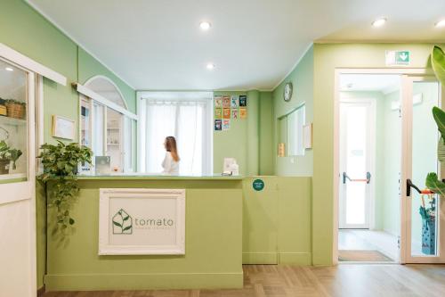 Lobby, Tomato Backpackers Hotel in Turin Lobby, Tomato Backpackers Hotel in Turin