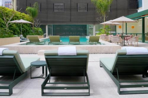 수영장, HIGI HOTEL SÃO PAULO (HIGI HOTEL SAO PAULO) in 상파울루 수영장, HIGI HOTEL SÃO PAULO (HIGI HOTEL SAO PAULO) in 상파울루