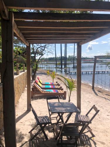 陽台/露台, Pousada Casa da Kátia Lagoa do Cassó (Pousada Casa da Katia Lagoa do Casso) in 邦普林西皮奧 陽台/露台, Pousada Casa da Kátia Lagoa do Cassó (Pousada Casa da Katia Lagoa do Casso) in 邦普林西皮奧