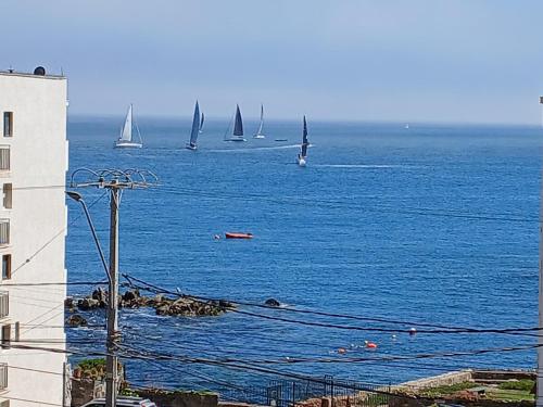 Departamento nuevo, amoblado, gran vista al mar, a pasos de la playa in Concon Departamento nuevo, amoblado, gran vista al mar, a pasos de la playa in Concon