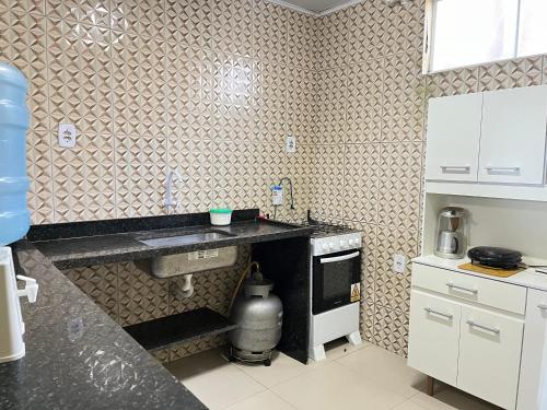 Kitchen, Casa Duplex em frente a Praia in Industrial Zone Kitchen, Casa Duplex em frente a Praia in Industrial Zone