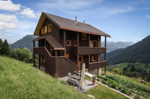 A szálláshely kívülről, Ruheoase mit Bergsicht in Malix A szálláshely kívülről, Ruheoase mit Bergsicht in Malix