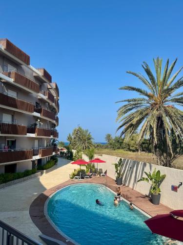 Appart vue mer et pieds dans l eau in Chatt Mariem Appart vue mer et pieds dans l eau in Chatt Mariem