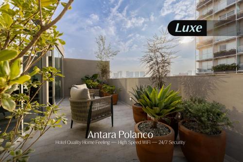 Balcony/terrace, Capitalia Antara Polanco in Mexico City Balcony/terrace, Capitalia Antara Polanco in Mexico City