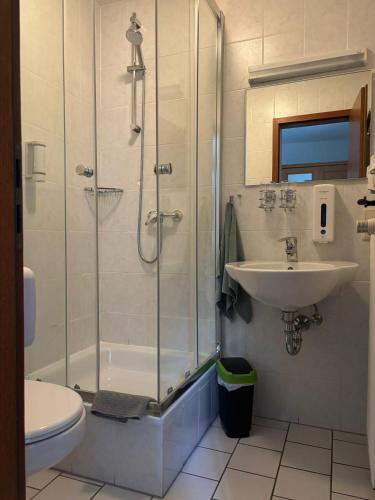 Zuhanyzó, Hotel Bierhaus in Arzbach Zuhanyzó, Hotel Bierhaus in Arzbach