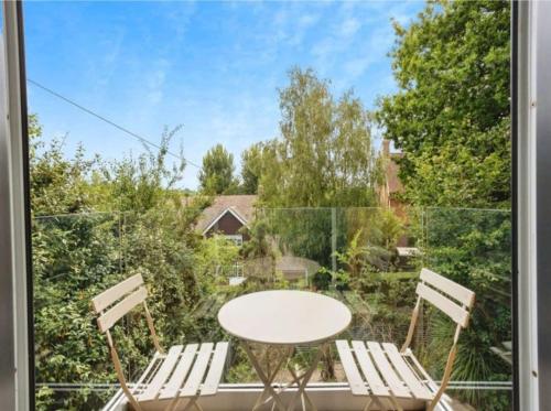 Erkély/terasz, Modern Retreat in Kent Countryside in Horsmonden Erkély/terasz, Modern Retreat in Kent Countryside in Horsmonden