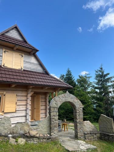 Panorama Gronik - Alpejski Domek w Gorcach in Lopuszna Panorama Gronik - Alpejski Domek w Gorcach in Lopuszna