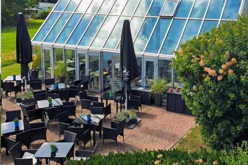 Erkély/terasz, Inselhotel kleiner Bodden in Buschvitz Erkély/terasz, Inselhotel kleiner Bodden in Buschvitz