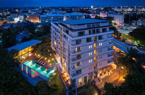 Buitenkant, The Grand Napat Serviced Apartment in Chang Moi Buitenkant, The Grand Napat Serviced Apartment in Chang Moi