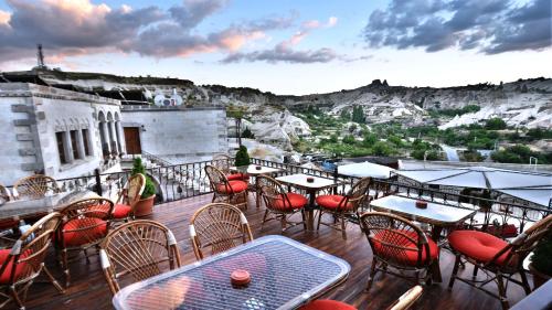 Balcony/terrace, Harman Cave Hotel in Goreme Balcony/terrace, Harman Cave Hotel in Goreme