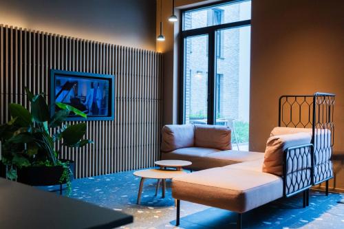 gedeelde lounge/tv-ruimte, Citybox Antwerp City Center in Antwerpen gedeelde lounge/tv-ruimte, Citybox Antwerp City Center in Antwerpen
