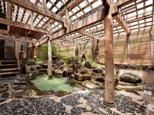 Hot spring bath, Yumorinoyado Sannozyou in Mogami Hot spring bath, Yumorinoyado Sannozyou in Mogami