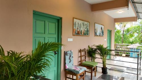 Balcony/terrace, Goya Gate Beach Resort in Arambol Beach Balcony/terrace, Goya Gate Beach Resort in Arambol Beach