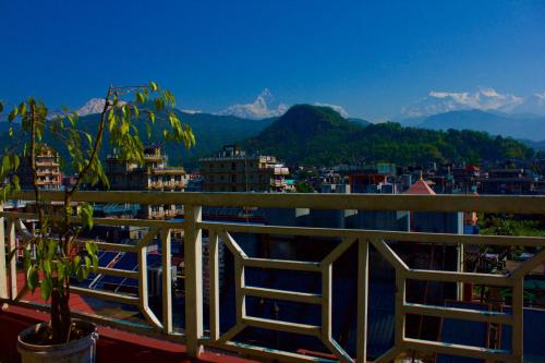 Utsikt, Hotel Himalayan Inn in Pokhara Utsikt, Hotel Himalayan Inn in Pokhara